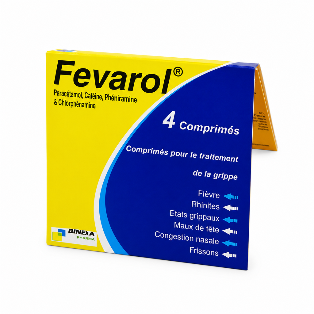 FEVAROL 500MG/2MG/30MG/5MG CPR B/4