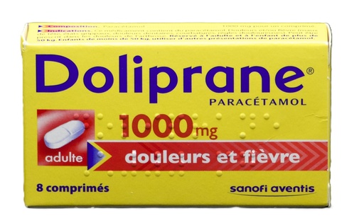 [3582910034025] DOLIPRANE 1000MG B/8 CPR