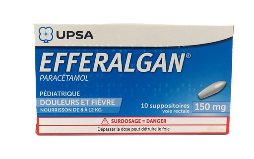 [3390585] EFFERALGAN 150MG SUPPO B/10