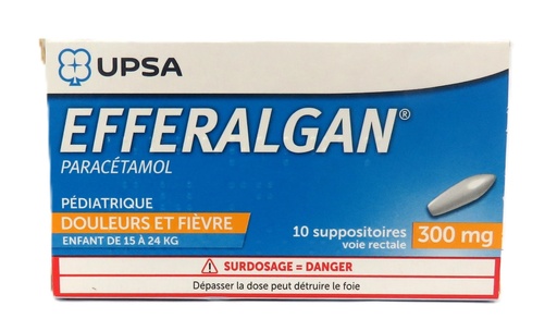 [3390579] EFFERALGAN 300MG SUPPO 10
